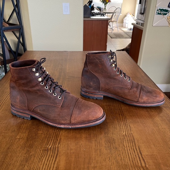 Parkhurst Footwear - The Richmond, rust waxy - men’s boot size 13 - Picture 7 of 8